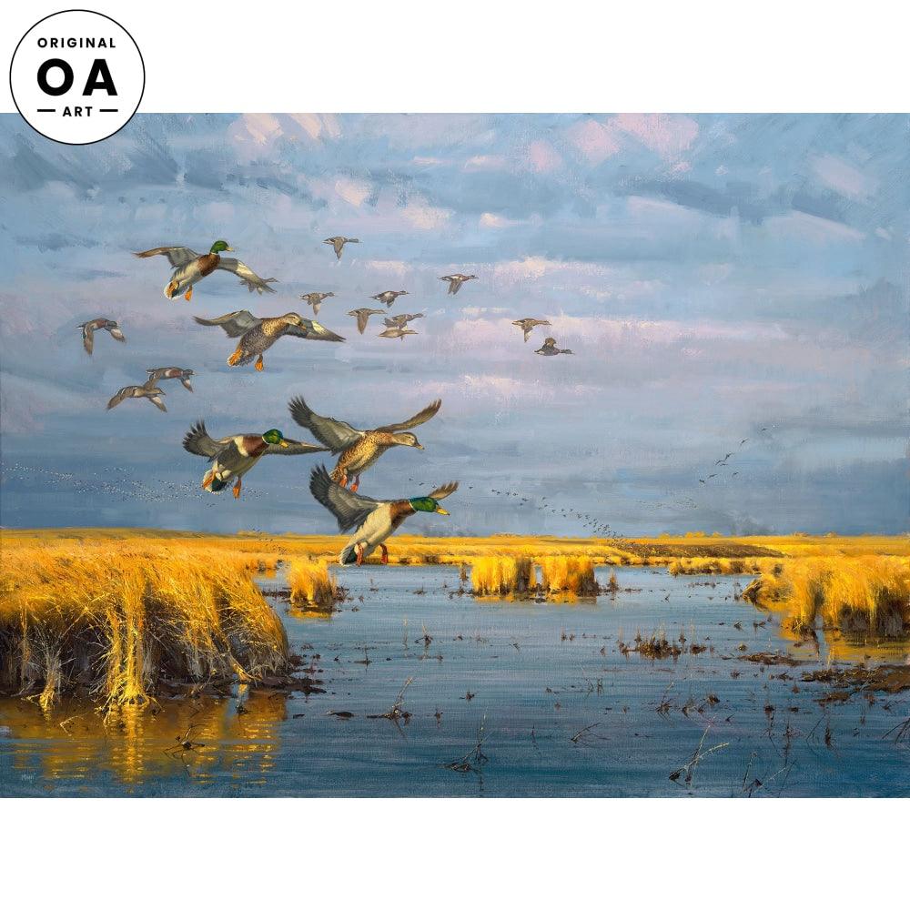 Dakota—Mallards Original Oil Painting - Wild Wings