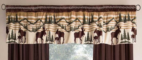 Tranquil Cabin Valance - Wild Wings
