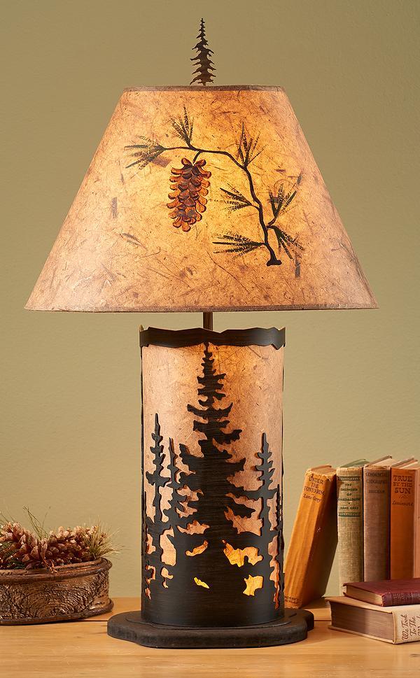 Pine Trees Nightlight Table Lamp - Wild Wings