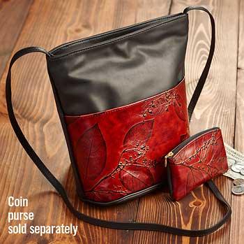 Red Leather Pouch | Coin Purse