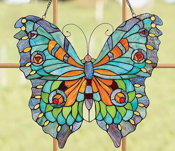 Swallowtail Butterfly Stained Glass - Wild Wings