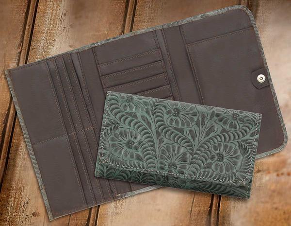 Turquoise High Style Rio Grande Wallet - Wild Wings