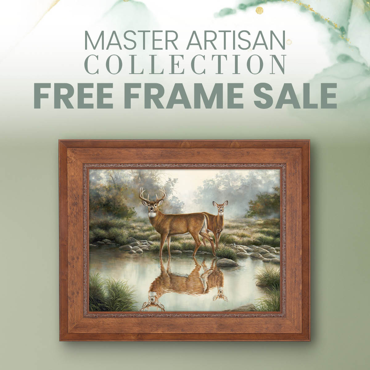 Master Artisan Canvas Free Frame Promotion