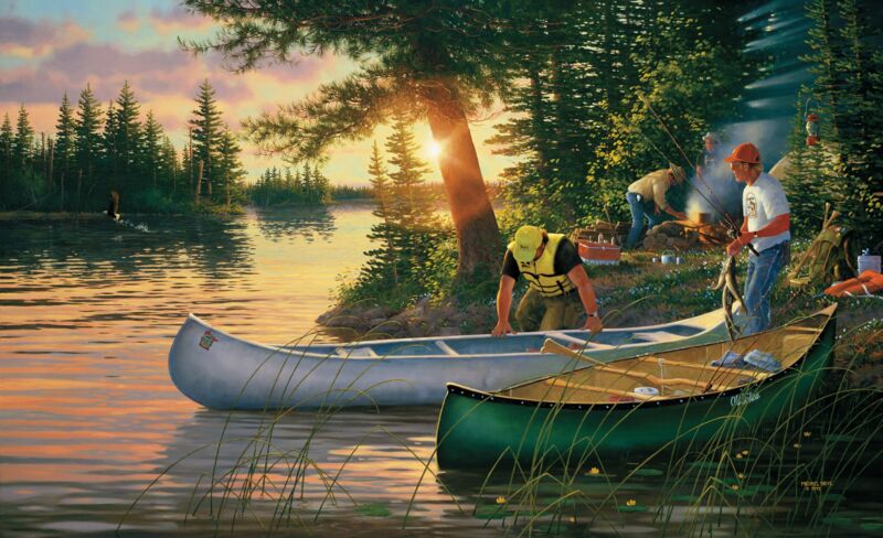 Backcountry - Canoe In by Michael Sieve