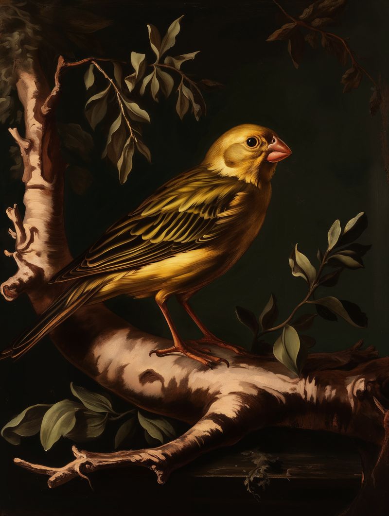 Radiant Melody - Yellow Warbler in Verdant Haven