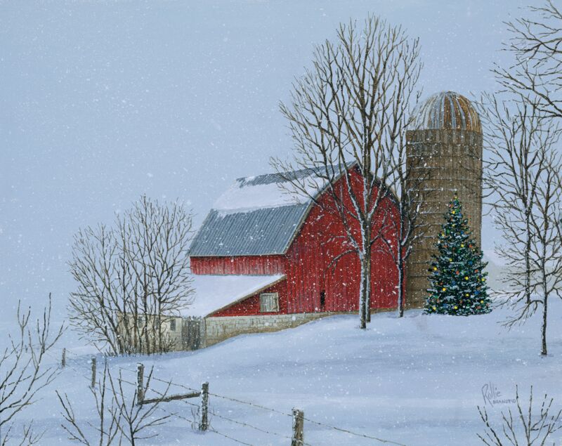 Christmas Vacation—Barn by Rollie Brandt