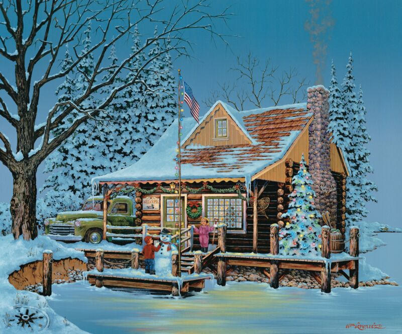 Christmas at Grandpap's Cabin by William A. S. Kreutz