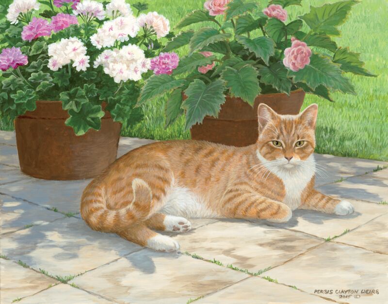 Garden Mascot—Cat by Persis Clayton Weirs