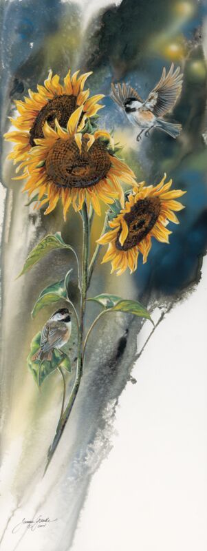 Golden Sun—Chickadee by Janene Grende