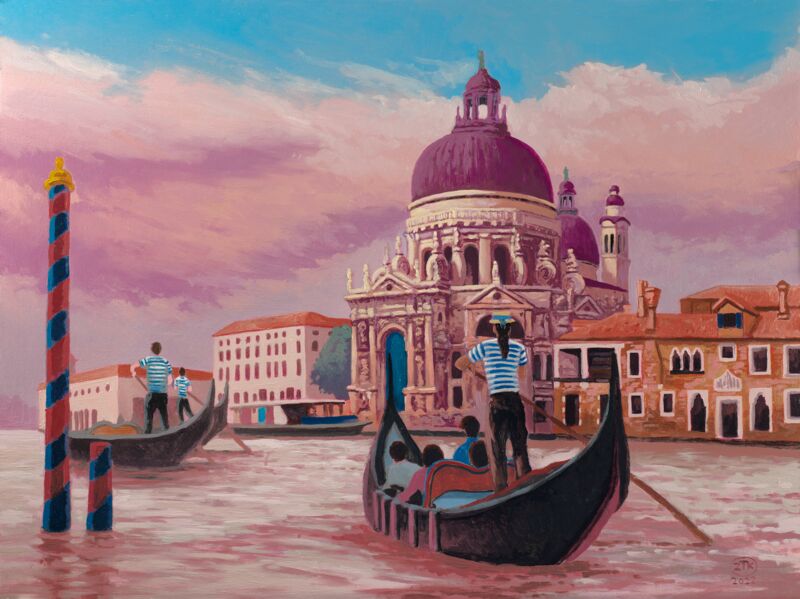 Gondolas of Venice by Zac Kinkade