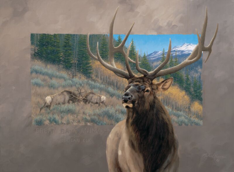 Great Game Animals—Elk by Michael Sieve