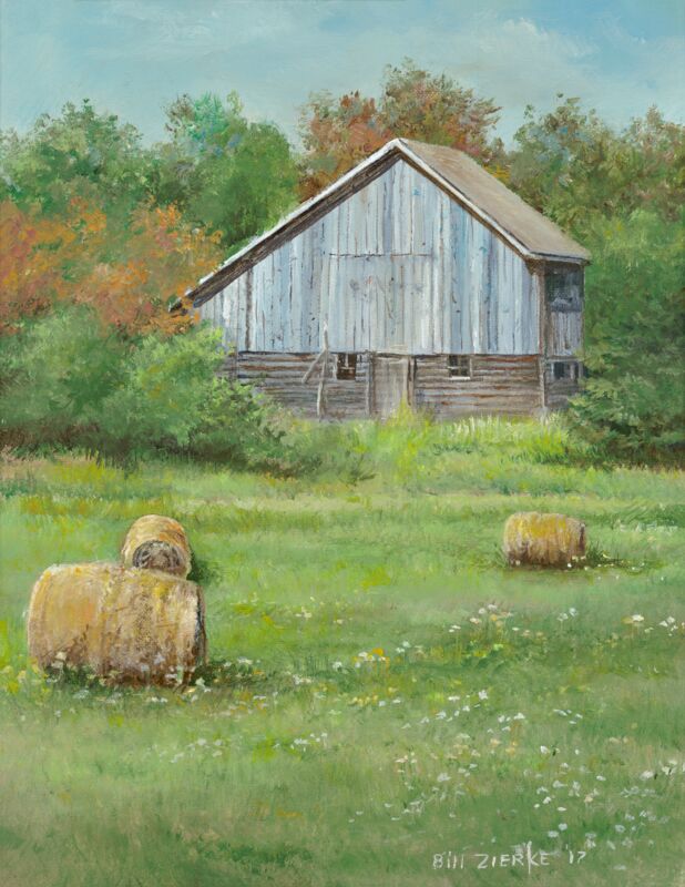 Hay Bales by Bill Zierke