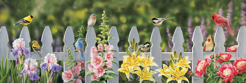 Picket Fence - Songbirds by Rosemary Millette