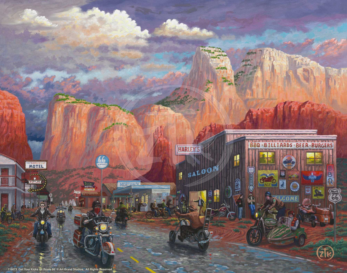 Get Your Kicks on Route 66 - Art Prints