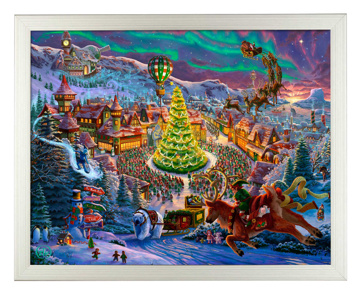 Santa's North Pole - Art Prints