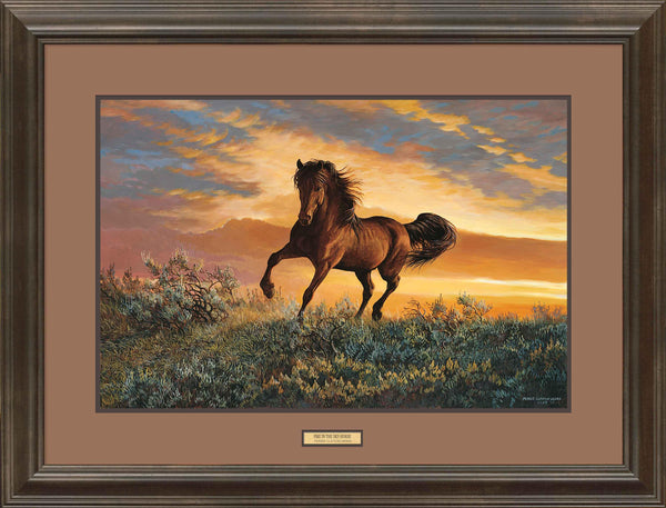 Wildfire-Paint Horse Original Acrylic Painting – Wild Wings