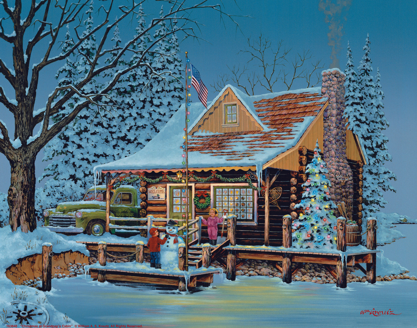 163848_11x14_Christmas at Grandpap's Cabin_Art Print.jpg