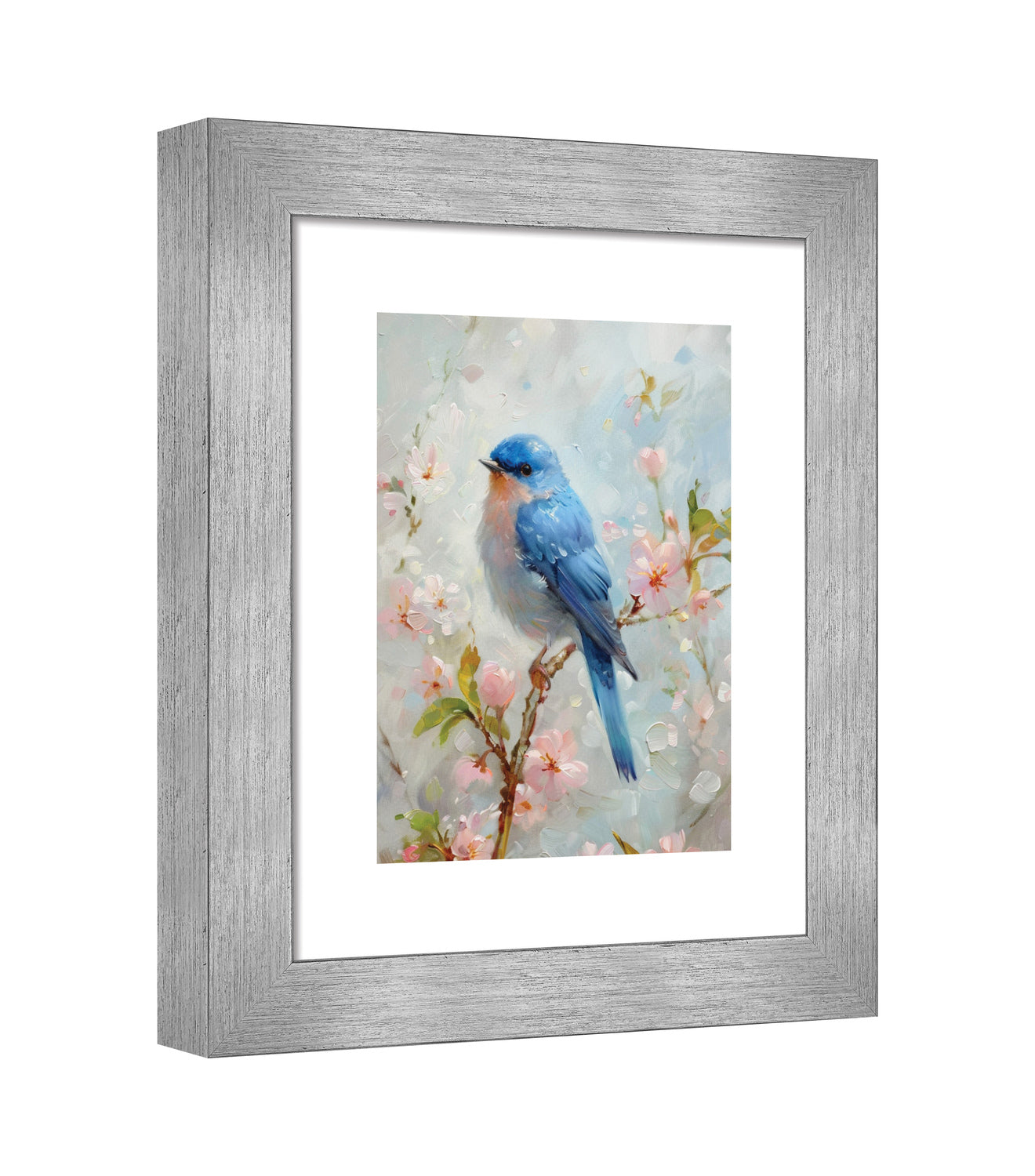 170011_FRA Serene Sojourn - Bluebird 9X12 Salerno Silver Framed Paper Print _Side BW74543.jpg