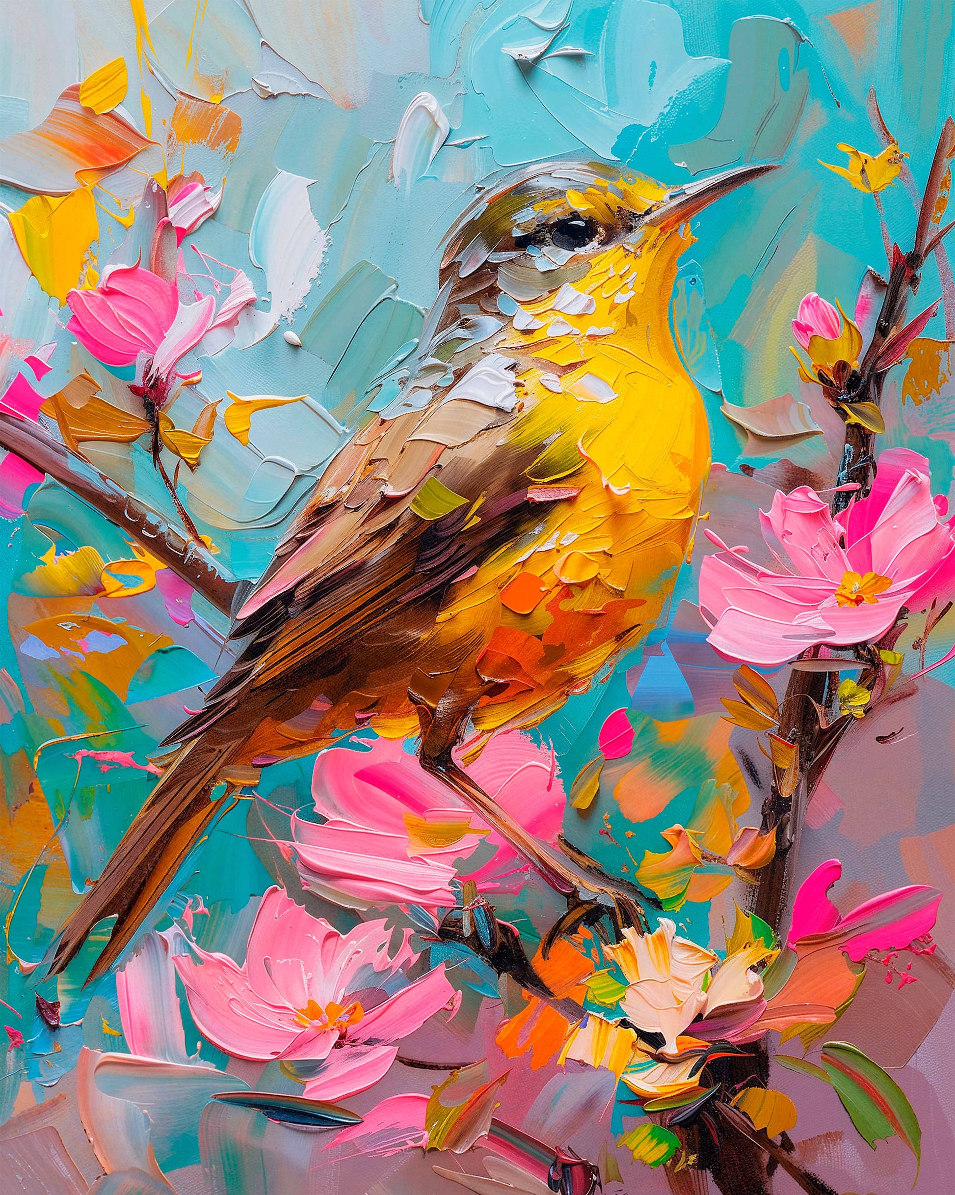 172961_CNU Spring Symphony - Warbler Among Blossoms 16X20 SN ED_SIZE 95.jpg