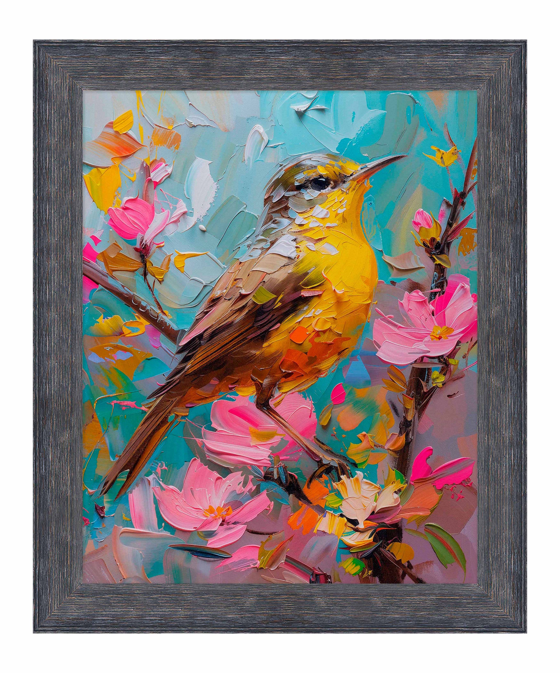 173157_CNF Spring Symphony - Warbler Among Blossoms 24X30 SN ED_SIZE 95 Canvas FRMD JRUSTIC LANCASTER.jpg