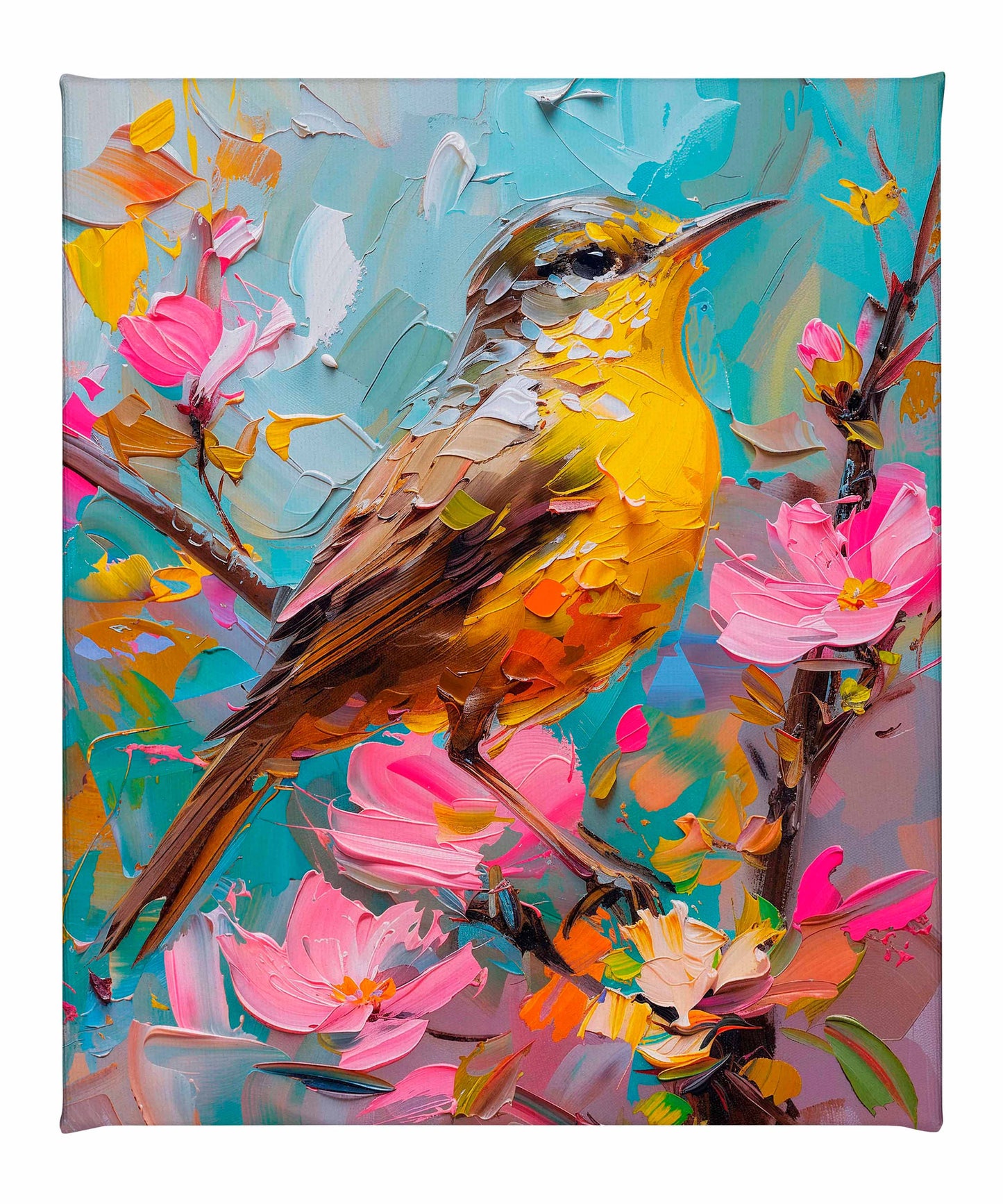 173468_CGW Spring Symphony - Warbler Among Blossoms20X24 Gallery Wrap Canvas_Front.jpg