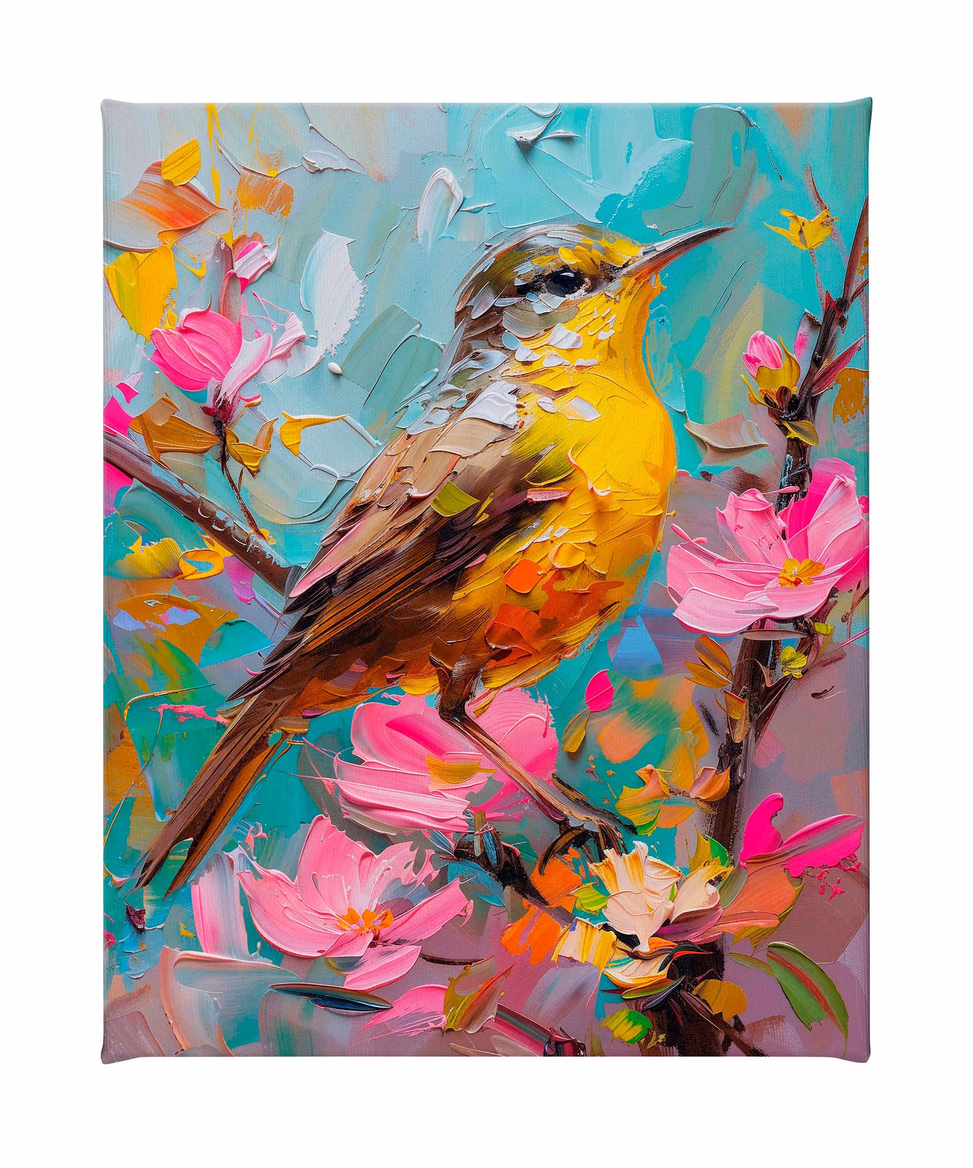 173469_CGW Spring Symphony - Warbler Among Blossoms24x30 Gallery Wrap Canvas_Front.jpg