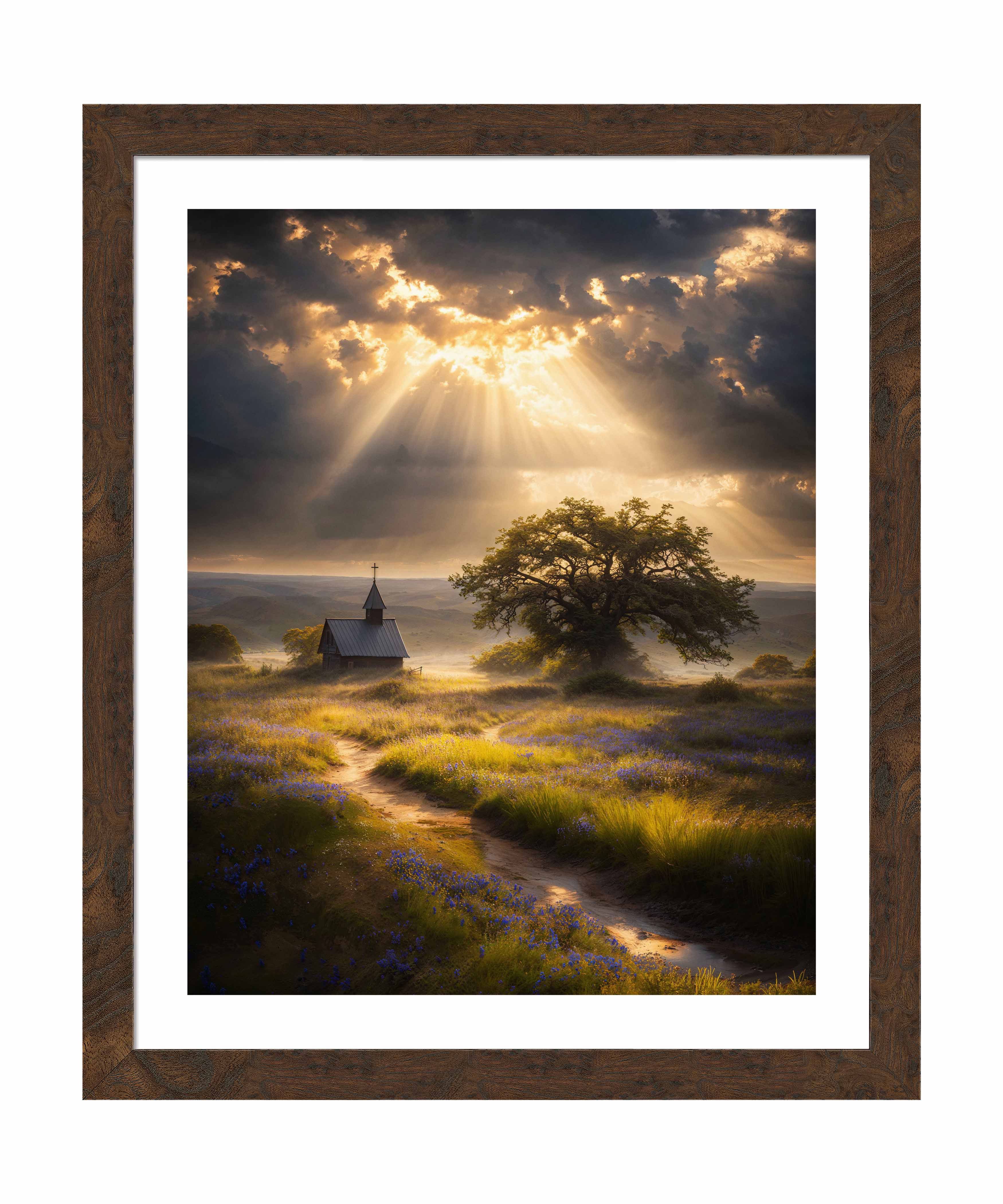 Celestial Rays Over Lone Star Land I - Art Prints Art Prints from Wild ...