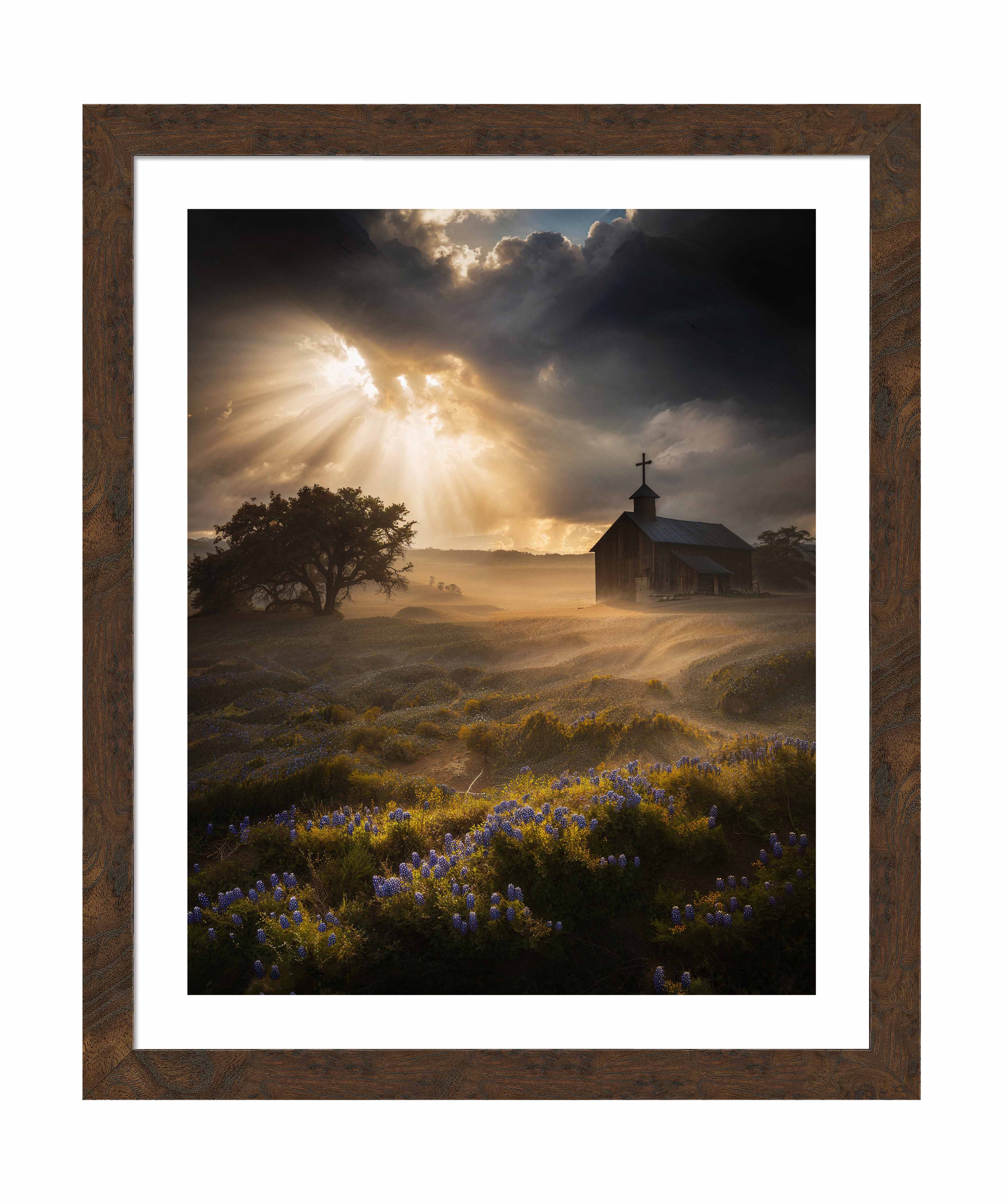 Celestial Rays Over Lone Star Land II - Art Prints Art Prints from Wild ...