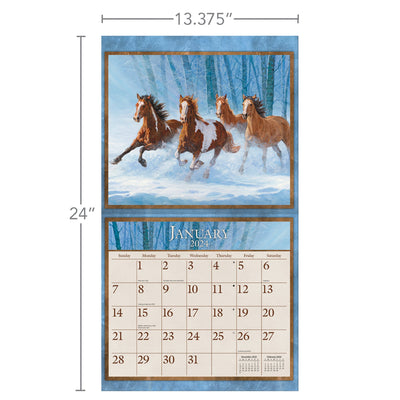 2024 Horses in the Mist - Calendar
