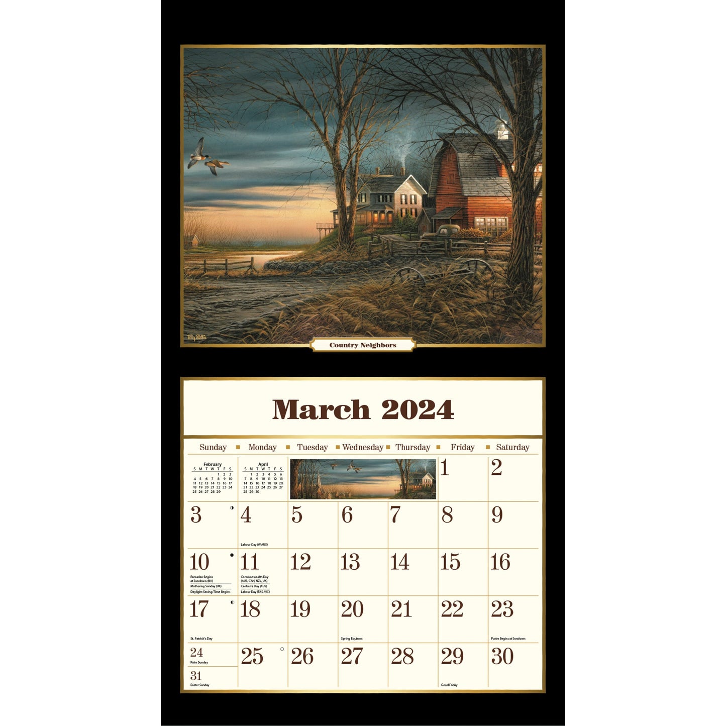 2024 Terry Redlin - Calendar