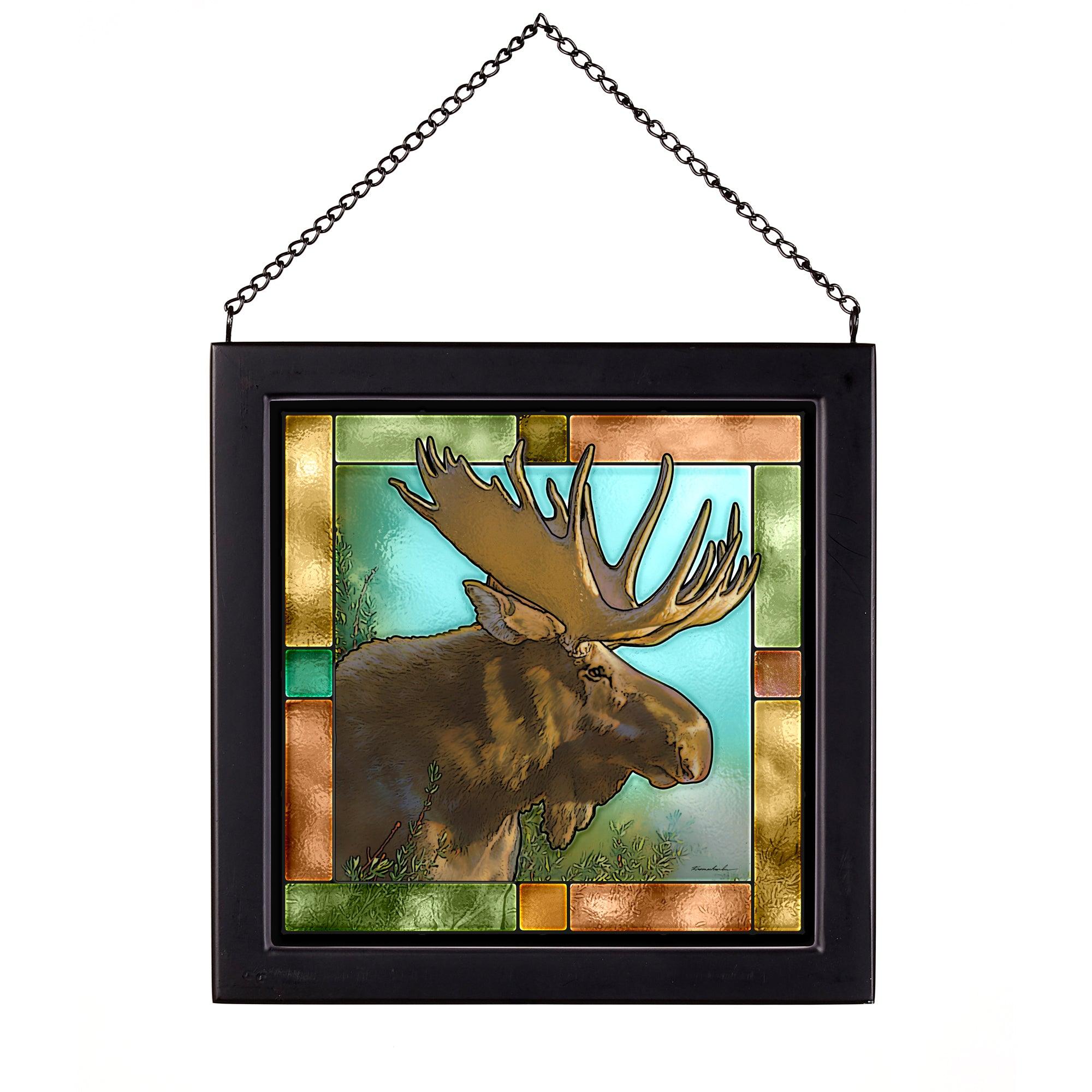 Popular Stained Glass Moose