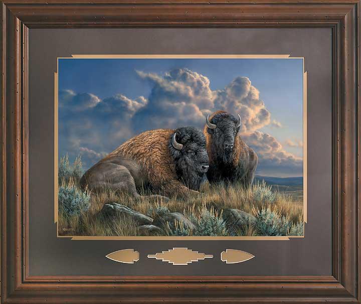 bison-framed-art-print-distant-thunder-by-rosemary-millette-EPR5932169Rd.jpg