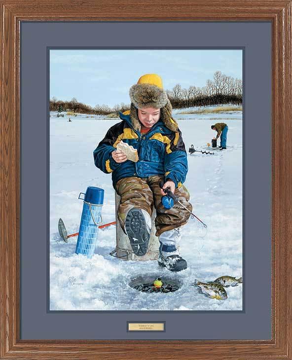 Nibble & Jig-Ice Fishing Art Collection – Wild Wings