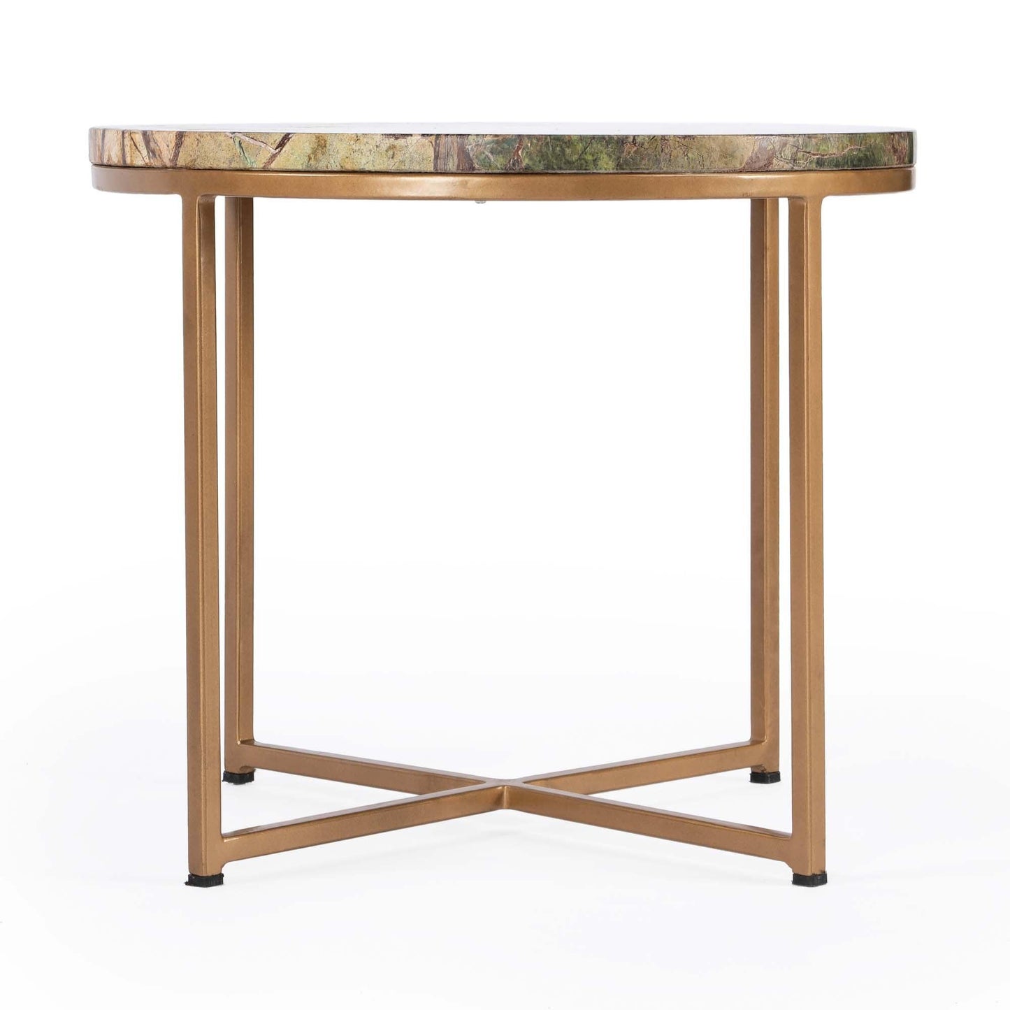 Marbled Elegance Side Table - Wild Wings