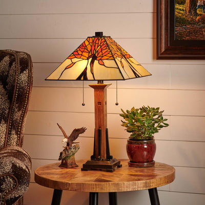 Autumn Leaves Table Lamp - Wild Wings