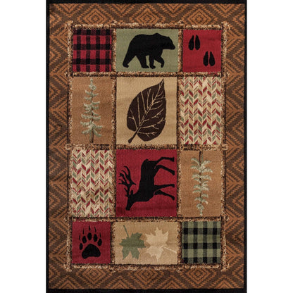 Woodland Companions Patchwork Rug - Wild Wings