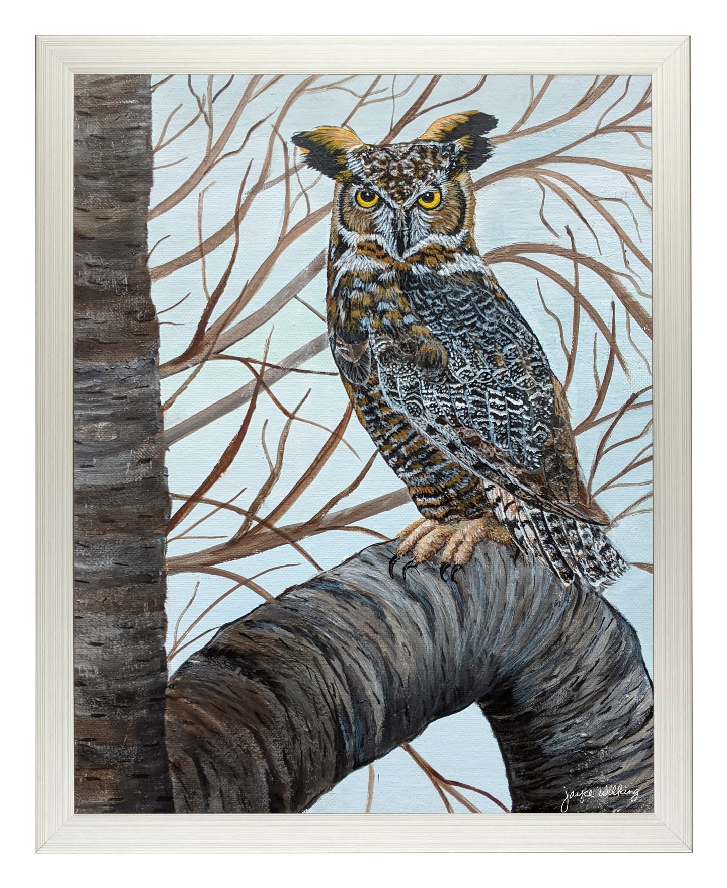 155341_Great Horned Owl in Tree_11x14_FRA_SILVER.jpg