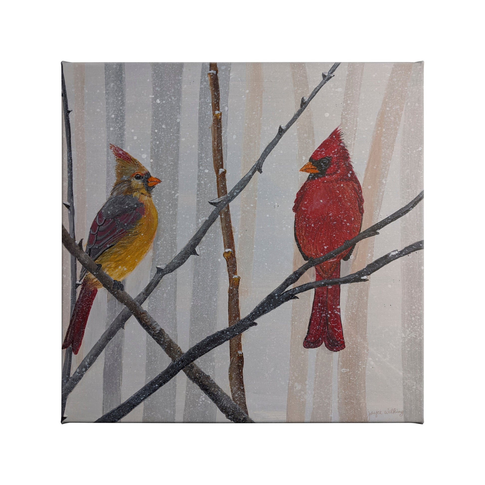 155385_Cardinal Couple in Trees by Joyce Wilking_14x14_F_CGW.jpg