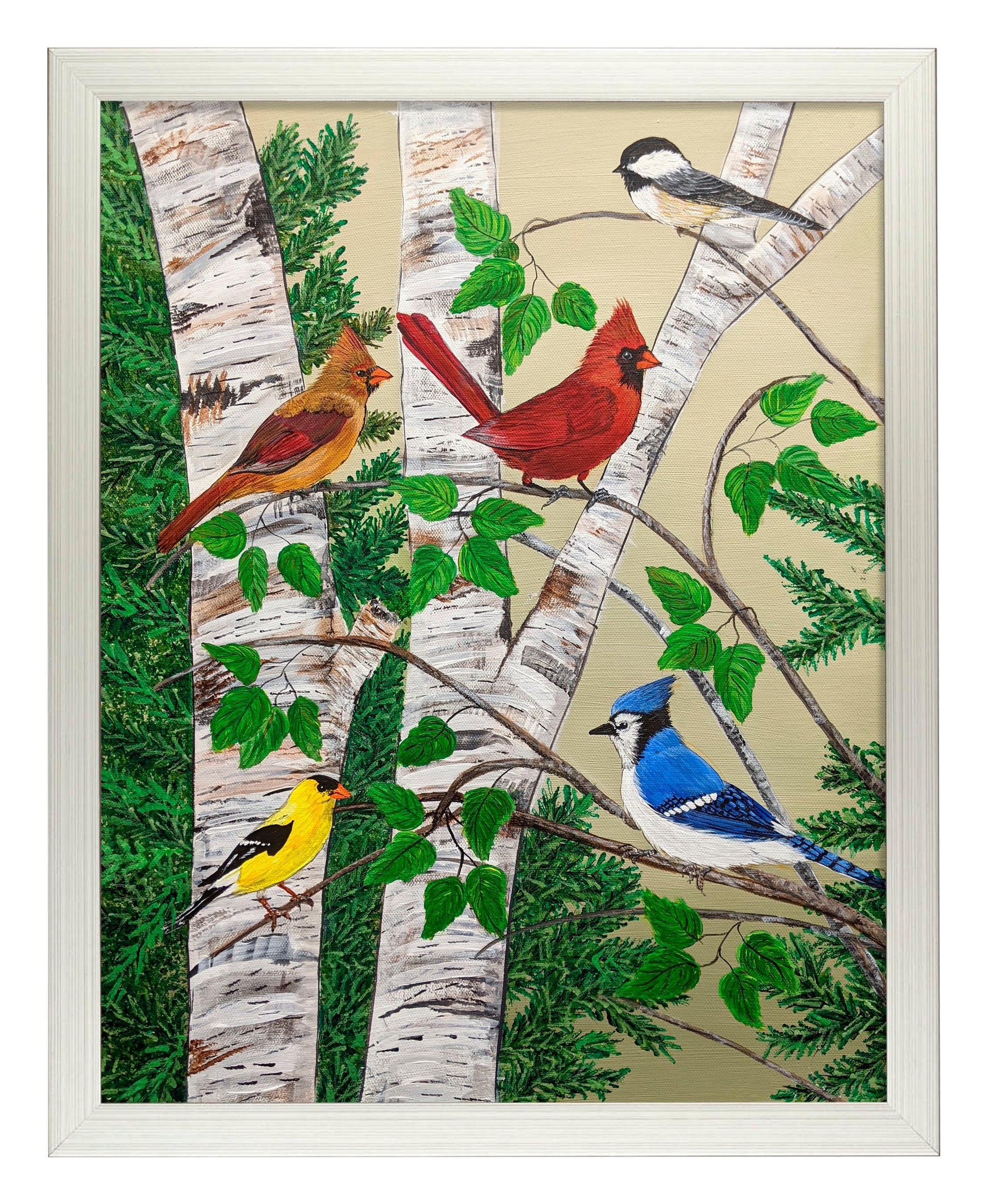 155411_Summer Birds in Trees_11x14_FRA_SILVER.jpg