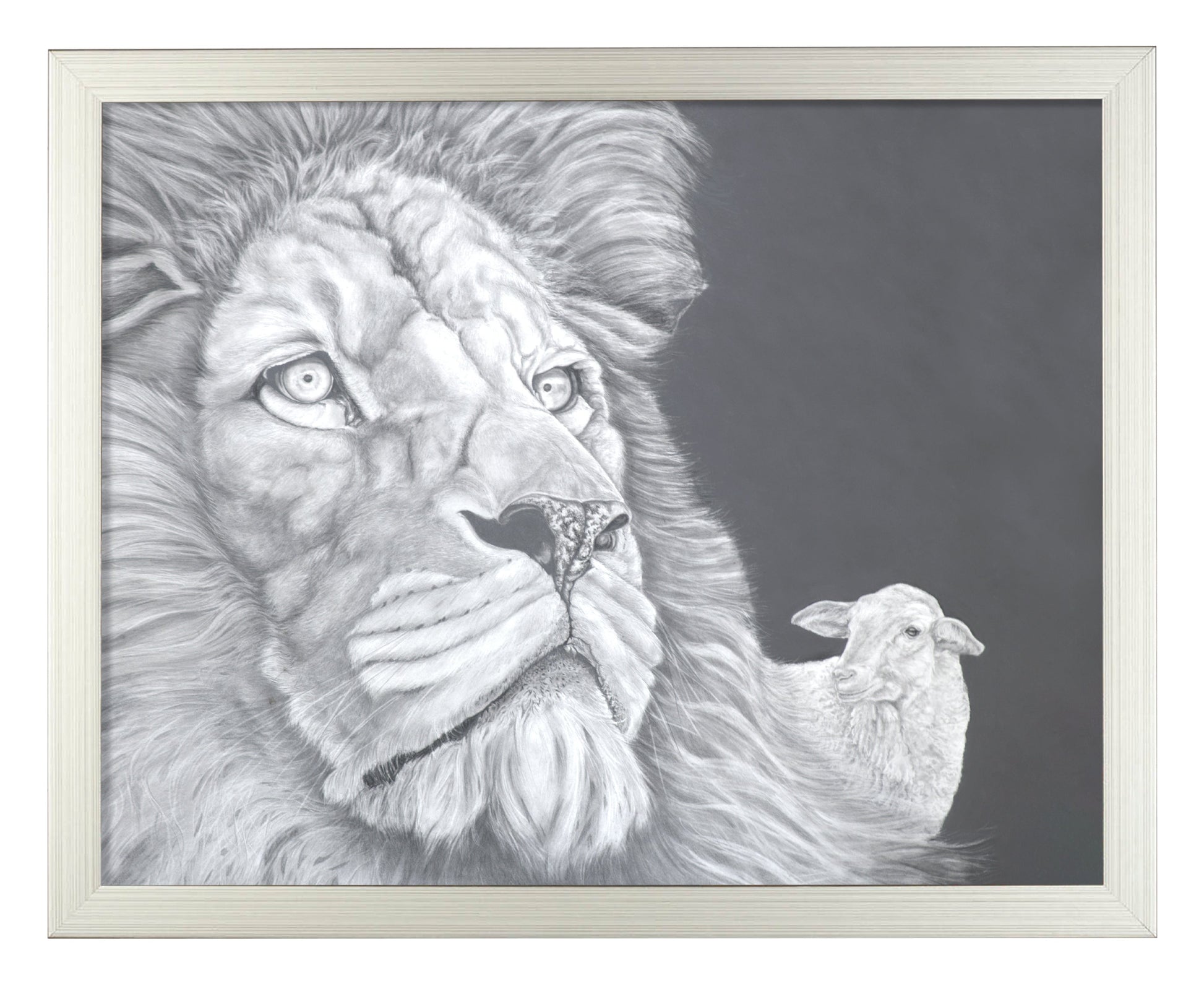 155447_Lion and Lamb_11x14_Silver_FRA.jpg