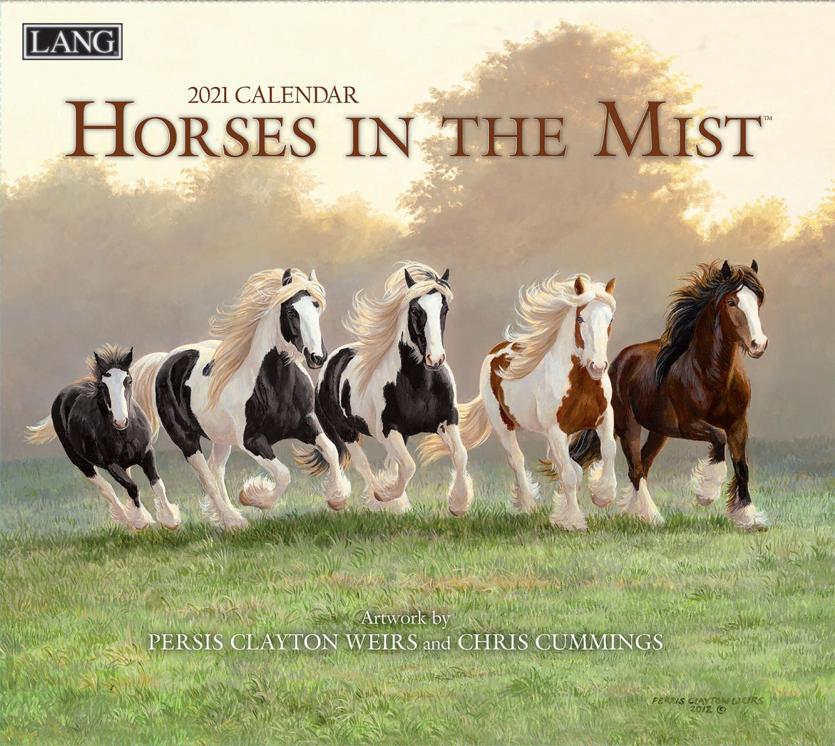 Horses in the Mist Calendar - Wild Wings