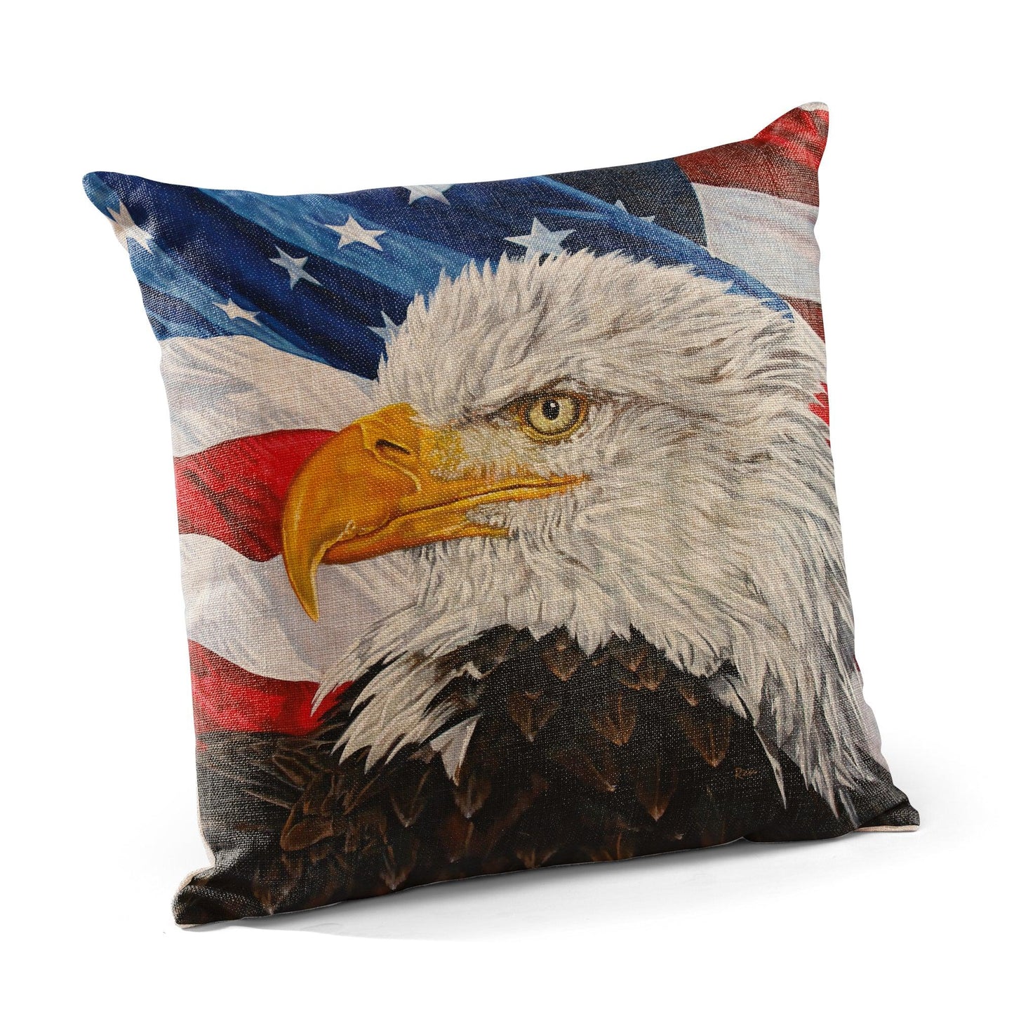Freedom - Bald Eagle 18" Decorative Pillow - Wild Wings