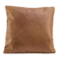 Faux Leather Stitched Pillow - Wild Wings