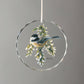 Springtime Jewels - Chickadee Round Glass Ornament - Wild Wings