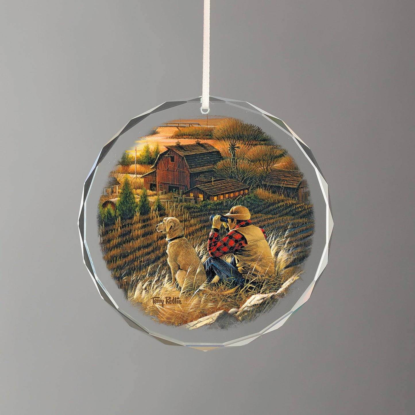 Best Friends Round Glass Ornament - Wild Wings