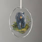 Rocky Outcrop - Bear Oval Glass Ornament - Wild Wings