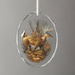 Autumn Run - Whitetail Deer Oval Glass Ornament - Wild Wings