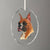 Boxer Oval Glass Ornament - Wild Wings