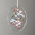 Winter Morning - Chickadees Oval Glass Ornament - Wild Wings