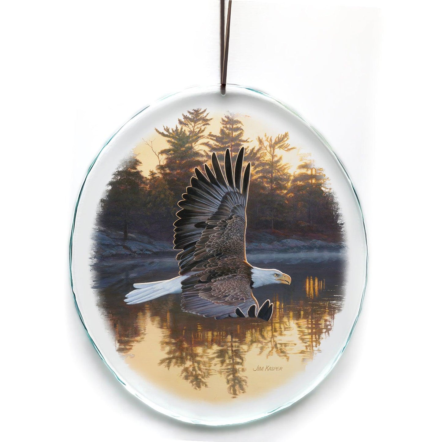 Gone Fishing - Bald Eagle Suncatcher - Wild Wings